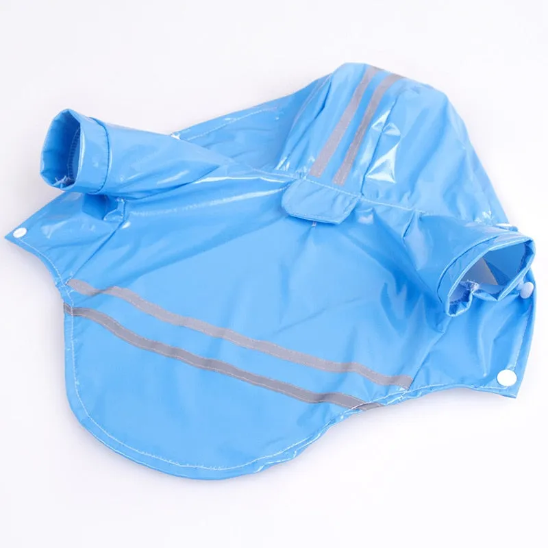 Pet Waterproof Hooded Raincoat