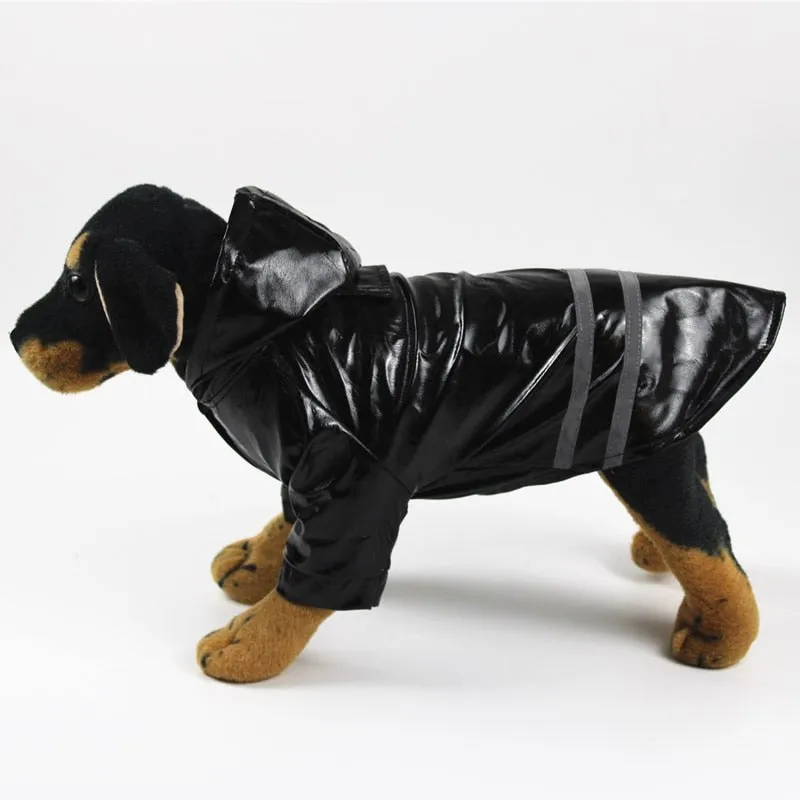 Pet Waterproof Hooded Raincoat