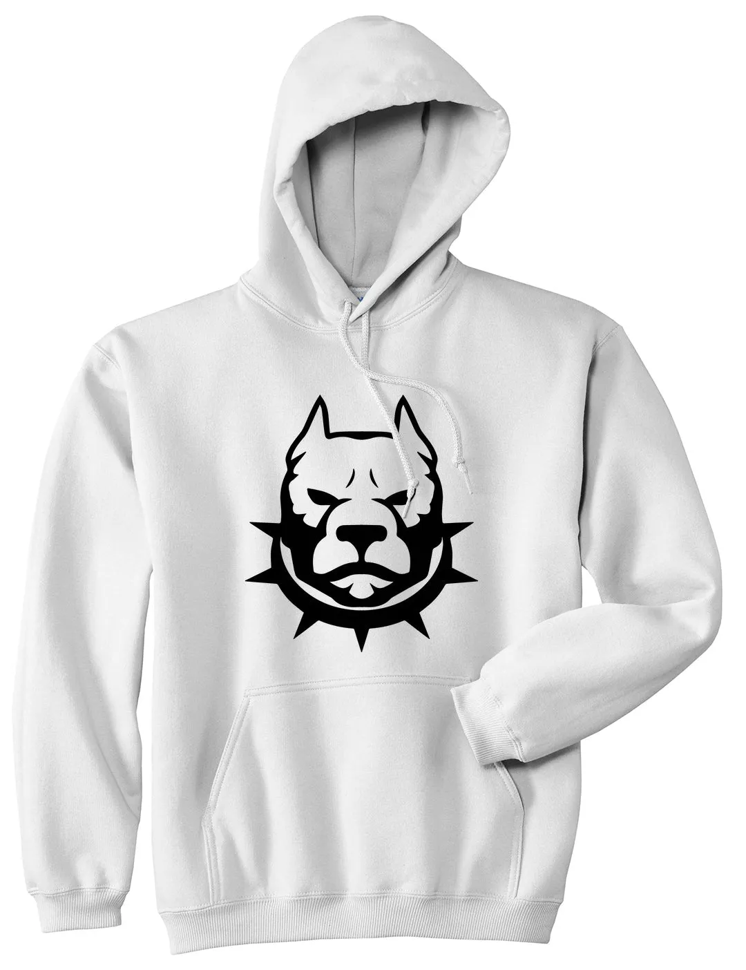 Pitbull Dad Mens Pullover Hoodie