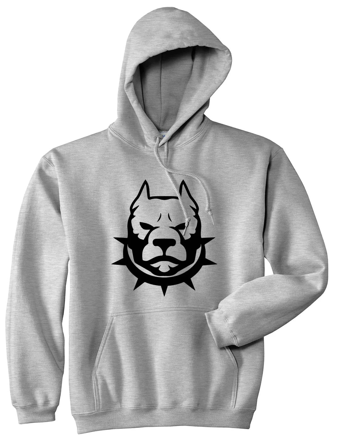 Pitbull Dad Mens Pullover Hoodie