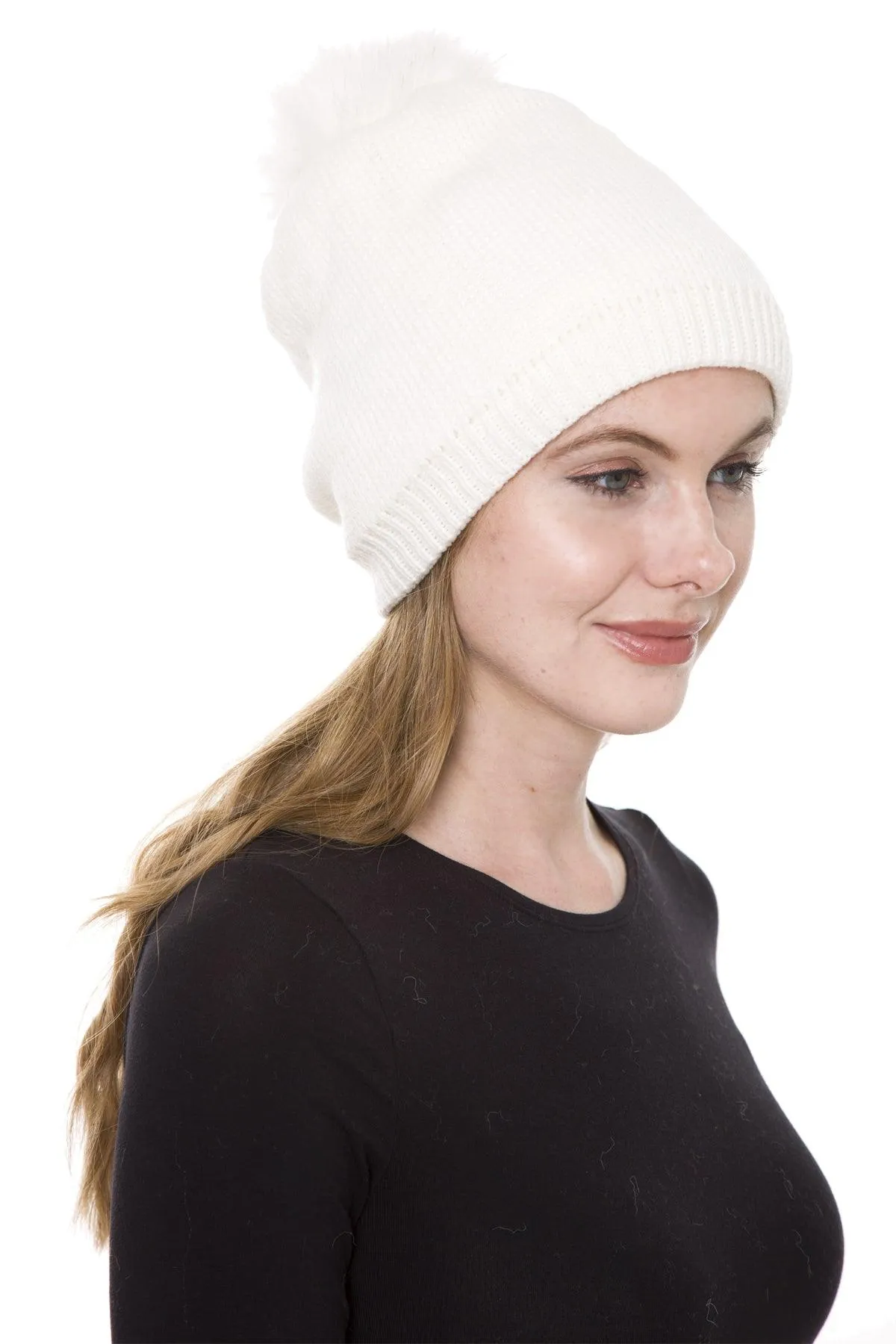 POM POM BEANIE (ASSORTED COLORS)