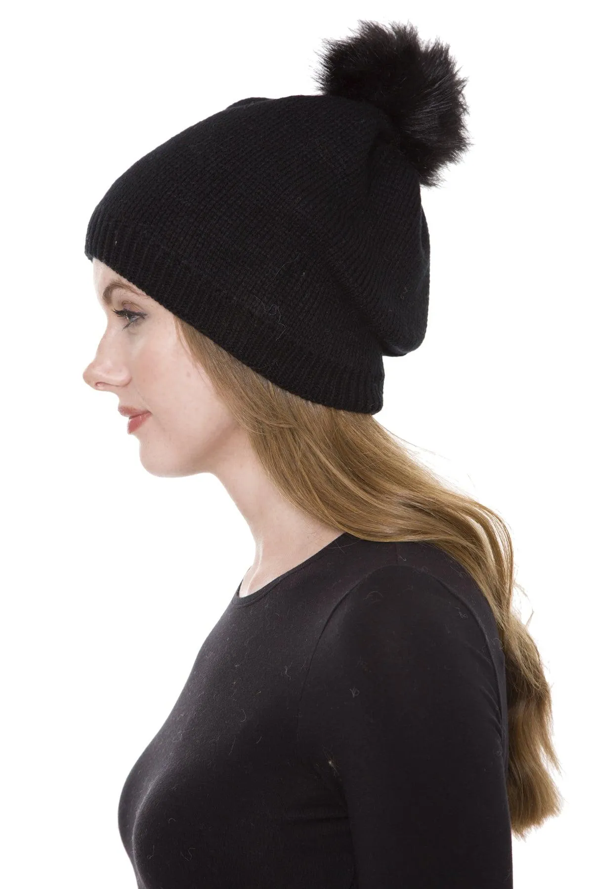 POM POM BEANIE (ASSORTED COLORS)