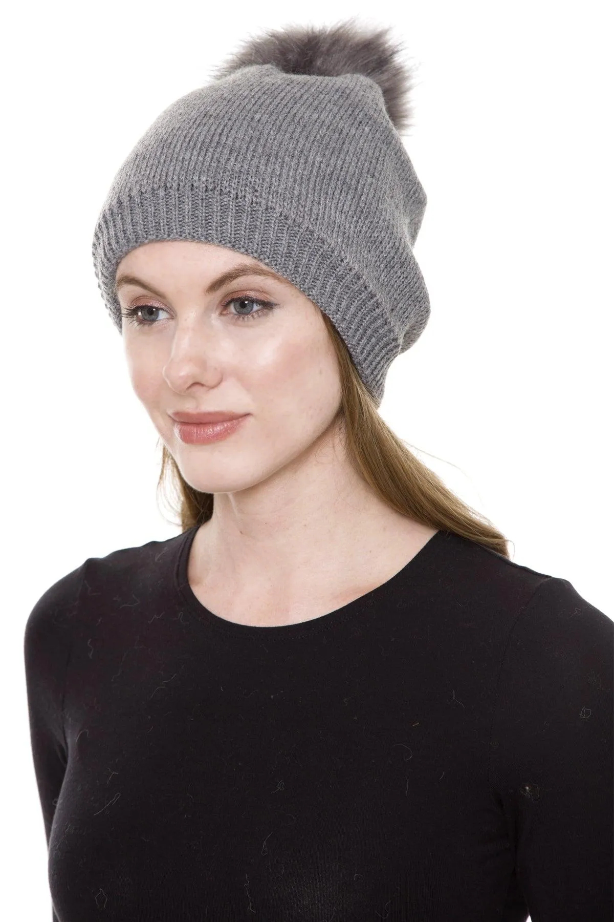 POM POM BEANIE (ASSORTED COLORS)