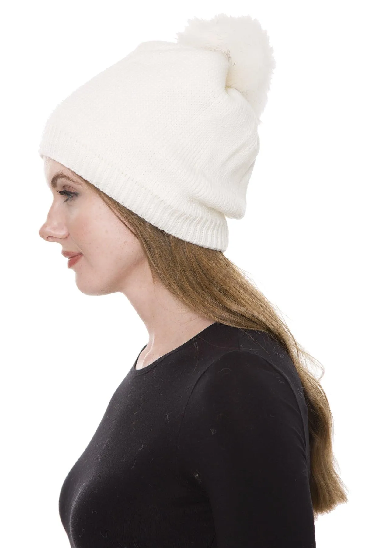 POM POM BEANIE (ASSORTED COLORS)