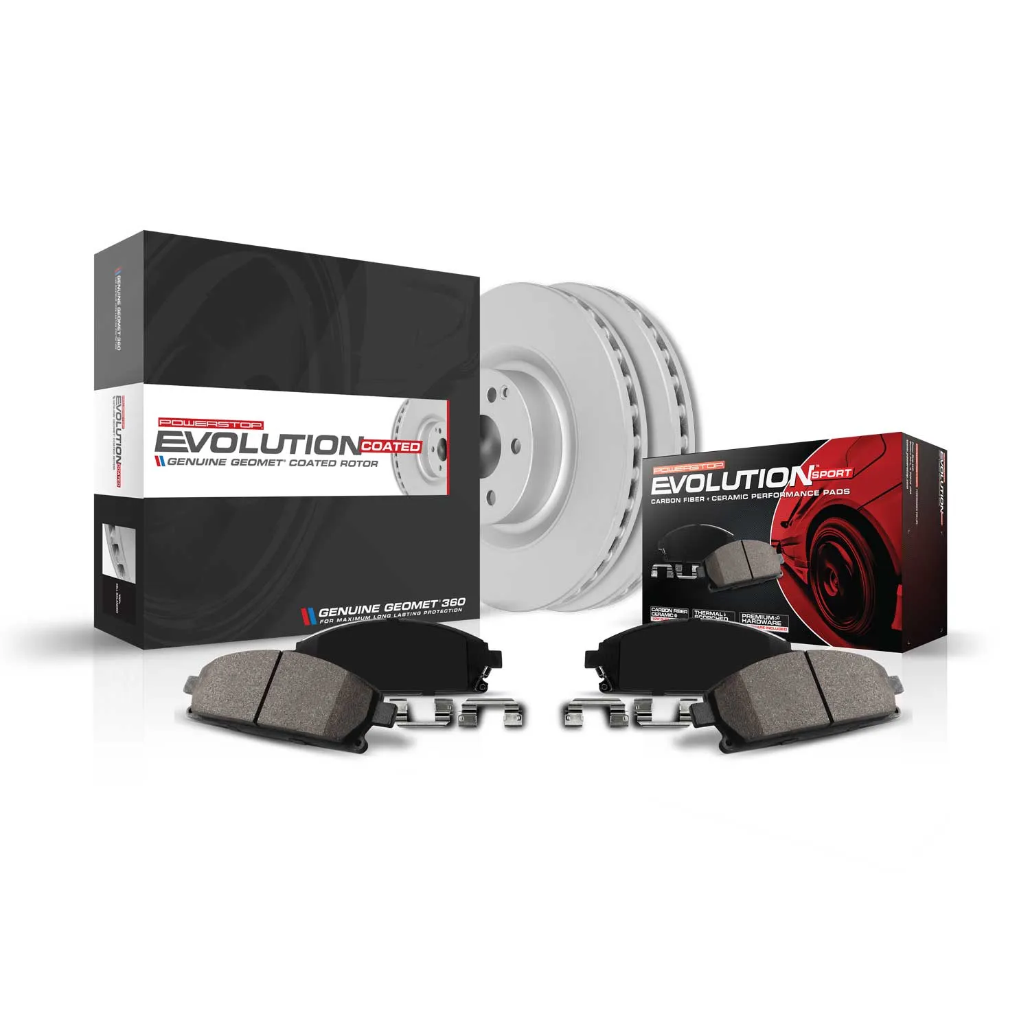 Power Stop 92-98 BMW 318i Front & Rear Z23 Evolution Sport Coated Brake Kit