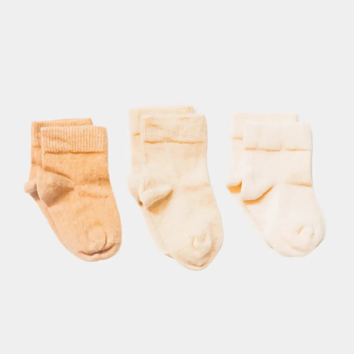 Pure (no dye) Kids' Socks - 98% Organic Cotton (3-pack)