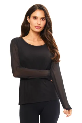 Sheer Mesh Layering Shirt by Adore