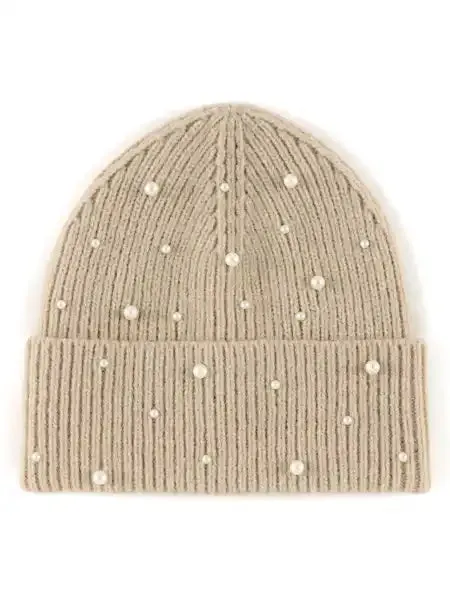 Taupe Perla Beanie