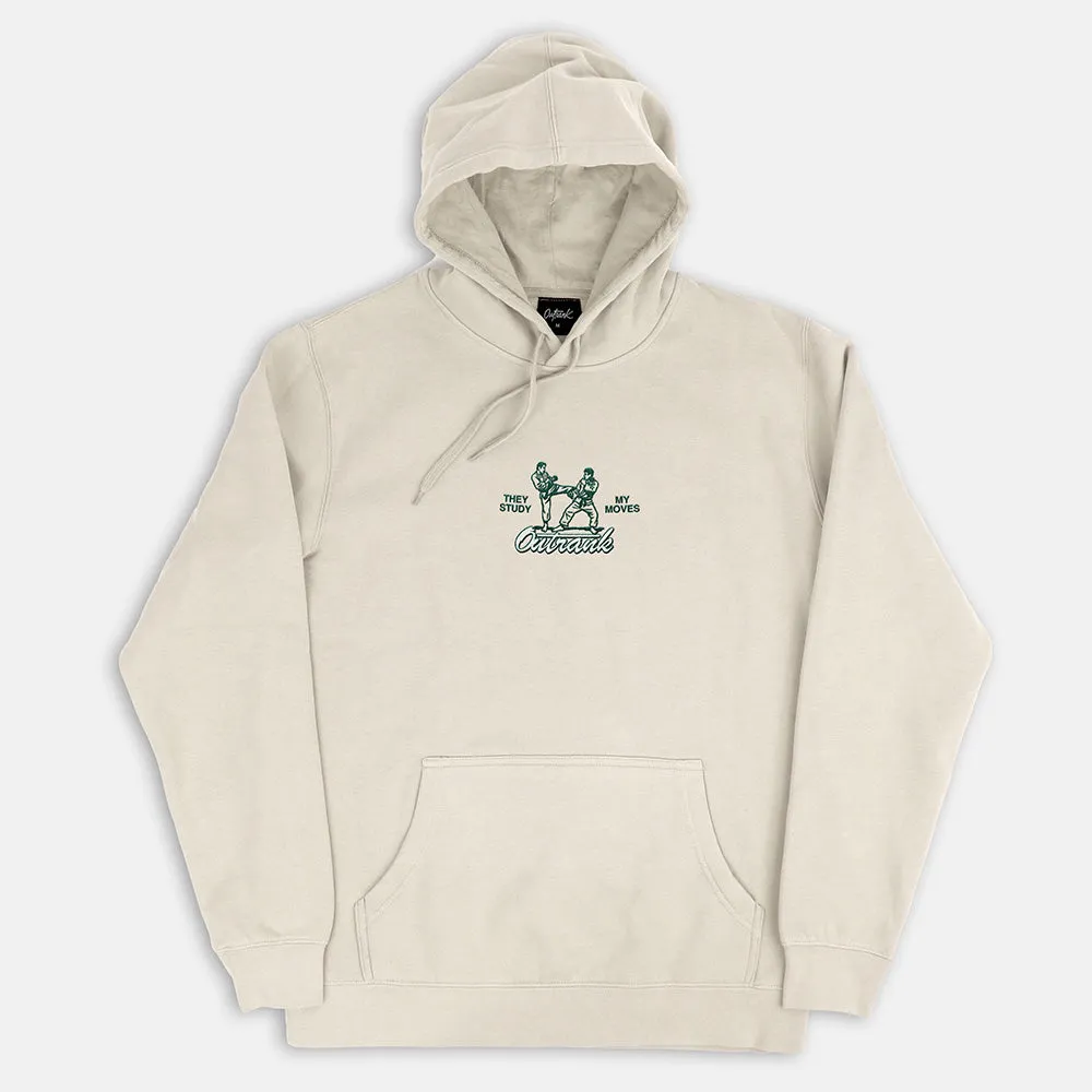 They Study My Moves Embroidered Hoodie