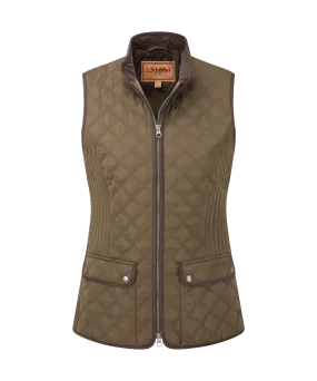 Women's Quilt Gilet - Olive